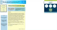 Desktop Screenshot of hplovecraft.narod.ru