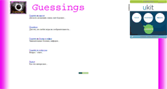 Desktop Screenshot of guessings.narod.ru
