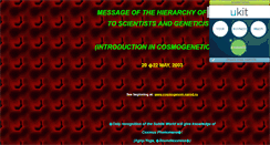 Desktop Screenshot of cosmogenom1.narod.ru