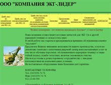 Tablet Screenshot of ekg-leader.narod.ru