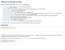 Tablet Screenshot of my-zaurus.narod.ru