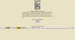 Desktop Screenshot of bazieri.narod.ru
