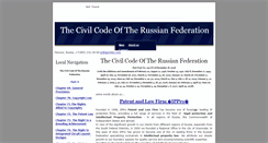 Desktop Screenshot of civil-code.narod.ru