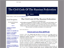 Tablet Screenshot of civil-code.narod.ru