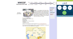 Desktop Screenshot of kazakhstanwwoof.narod.ru