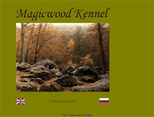 Tablet Screenshot of magicwood-kennel.narod.ru