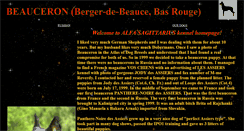 Desktop Screenshot of berger-de-beauce.narod.ru