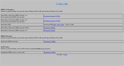 Desktop Screenshot of mpcodecs.narod.ru