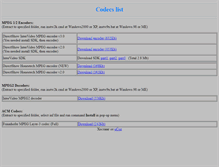 Tablet Screenshot of mpcodecs.narod.ru