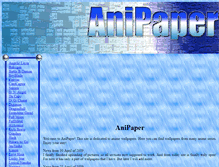 Tablet Screenshot of anipaper.narod.ru