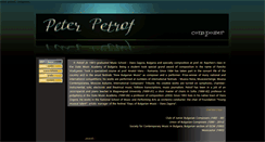 Desktop Screenshot of peter-petrof.narod.ru