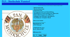 Desktop Screenshot of pan-musikschule.narod.ru