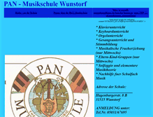 Tablet Screenshot of pan-musikschule.narod.ru