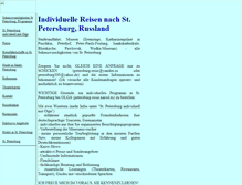 Tablet Screenshot of petersburg-reise.narod.ru