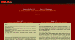 Desktop Screenshot of club-hifi.narod.ru