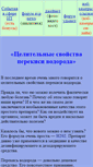 Mobile Screenshot of perekis-vodoroda.narod.ru
