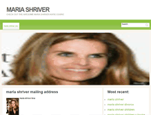 Tablet Screenshot of mariashriver.narod.ru